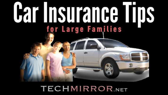 Car Insurance Tips for Large Families