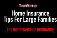 Home Insurance Tips For Large Families